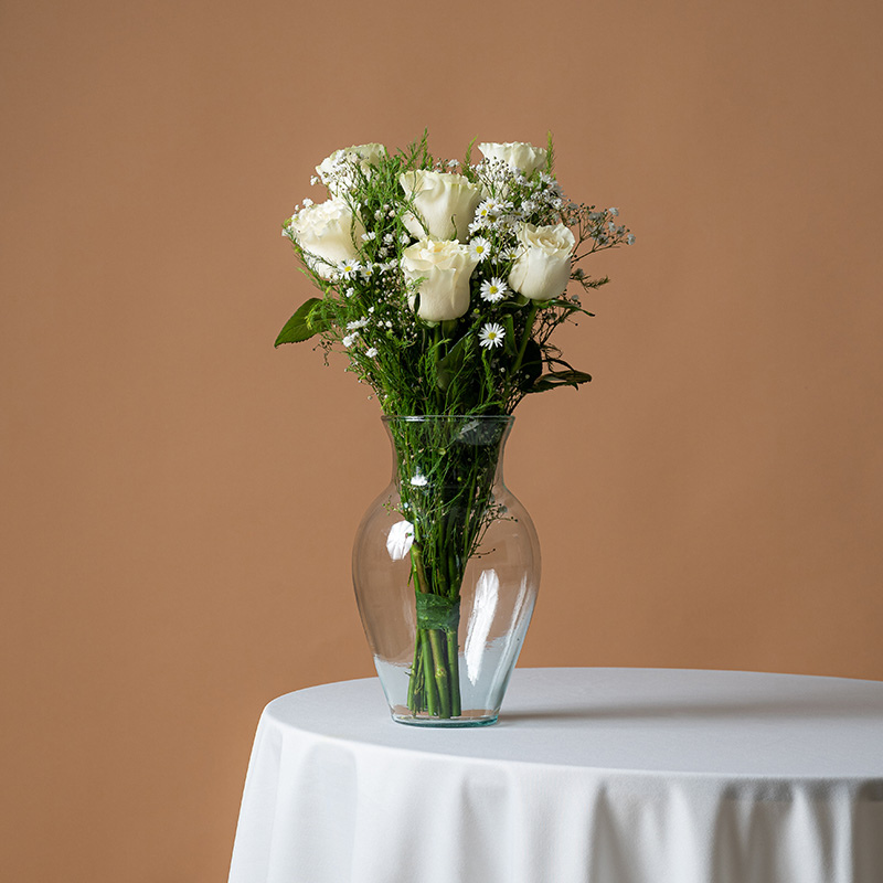Ramo de rosas blancas